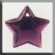 12293 Glass Treasures-Large Flat Star 15mm Amethyst (Qty. 1) MAIN